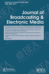 Cover image for Journal of Broadcasting & Electronic Media, Volume 67, Issue 2, 2023