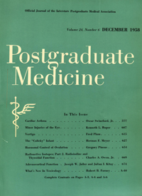 Cover image for Postgraduate Medicine, Volume 24, Issue 6, 1958