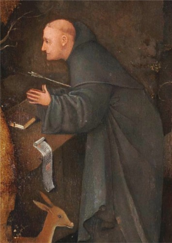 Figure 3 Detail of the right panel of The Triptych of the Hermit Saints by Hieronymus Bosch (1493), Gallerie dell’Accademia, Venice, Italy.