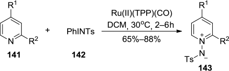 Figure 50 Ru-catalyzed nitrogen atom transfer.