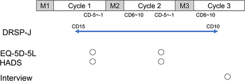 Figure 1 Time course of the study design.