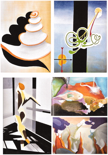 Figure 10. Paintings from the book, Michel Portmann, peintre. Source: Michel Portmann, peintre (ISBN 2-9524987-0-9), with permission of the family Portmann.