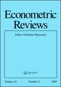 Cover image for Econometric Reviews, Volume 36, Issue 1-3, 2017