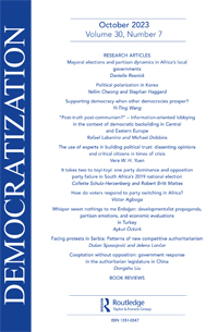 Cover image for Democratization, Volume 30, Issue 7, 2023