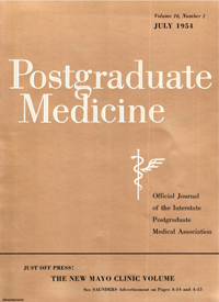 Cover image for Postgraduate Medicine, Volume 16, Issue 1, 1954