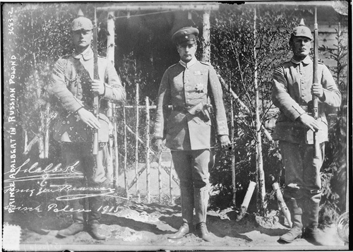 FIGURE 1 A news photograph from the Bain Collection portrays Prince Adalbert in Russian Poland, ca. 1915, http://hdl.loc.gov/loc.pnp/ggbain.50214.