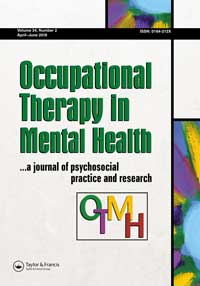 Cover image for Occupational Therapy in Mental Health, Volume 34, Issue 2, 2018