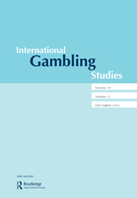 Cover image for International Gambling Studies, Volume 15, Issue 3, 2015