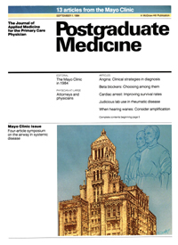 Cover image for Postgraduate Medicine, Volume 76, Issue 3, 1984