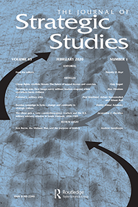 Cover image for Journal of Strategic Studies, Volume 43, Issue 1, 2020
