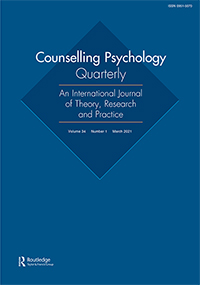 Cover image for Counselling Psychology Quarterly, Volume 34, Issue 1, 2021
