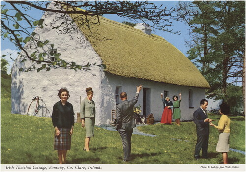 Figure 6. Irish Thatched Cottage, Bunratty, Co. Clare, Elmar Ludwig, John Hinde Studios, c.1960, The John Hinde Archive/Mary Evans Picture Library.