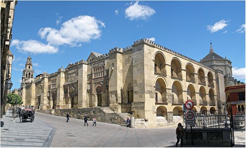 Figure 12. Mosque of Córdoba, southwest corner, photographed by Alonso de Mendoza, 2012, CC BY-SA 3.0, Wikimedia Commons