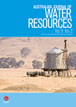 Cover image for Australasian Journal of Water Resources, Volume 11, Issue 2, 2007