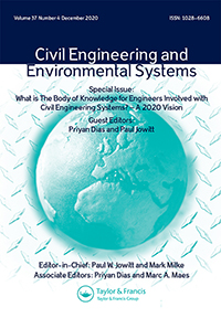 Cover image for Civil Engineering and Environmental Systems, Volume 37, Issue 4, 2020