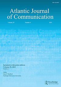 Cover image for Atlantic Journal of Communication, Volume 29, Issue 4, 2021