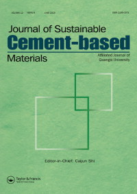 Cover image for Journal of Sustainable Cement-Based Materials, Volume 12, Issue 6, 2023