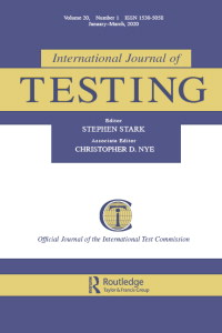 Cover image for International Journal of Testing, Volume 20, Issue 1, 2020