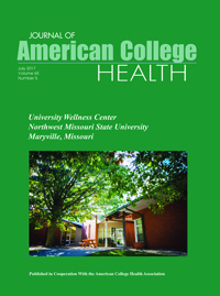 Cover image for Journal of American College Health, Volume 65, Issue 5, 2017
