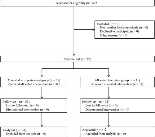 Figure 3. Flow of participants in the study.