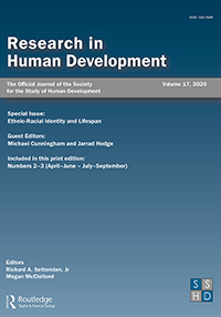 Cover image for Research in Human Development, Volume 17, Issue 2-3, 2020