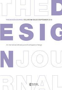Cover image for The Design Journal, Volume 19, Issue 5, 2016