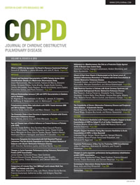 Cover image for COPD: Journal of Chronic Obstructive Pulmonary Disease, Volume 16, Issue 3-4, 2019
