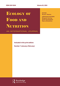 Cover image for Ecology of Food and Nutrition, Volume 63, Issue 1, 2024