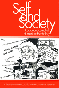 Cover image for Self & Society, Volume 15, Issue 6, 1987