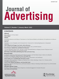 Cover image for Journal of Advertising, Volume 51, Issue 1, 2022