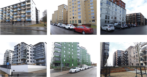 Figure 1. Pictures of city centre extension projects.