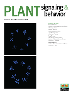 Cover image for Plant Signaling & Behavior, Volume 8, Issue 11, 2013