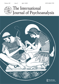 Cover image for The International Journal of Psychoanalysis, Volume 105, Issue 2, 2024