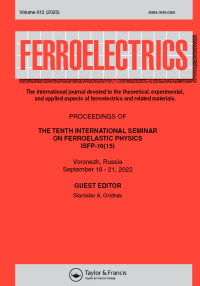 Cover image for Ferroelectrics, Volume 612, Issue 1, 2023