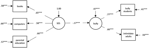 Figure 3. Socioeconomic status and bully.