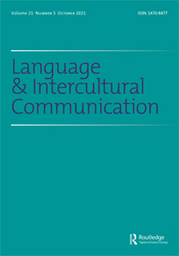 Cover image for Language and Intercultural Communication, Volume 21, Issue 5, 2021
