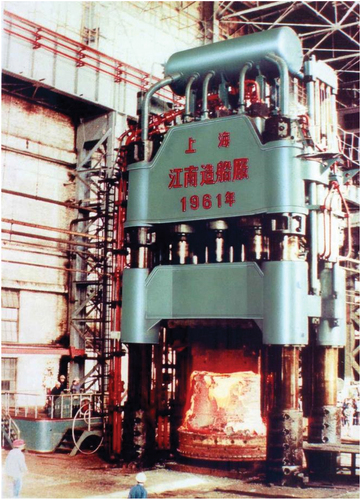 Figure 5. Ten Thousand ton hydraulic press of 1961.