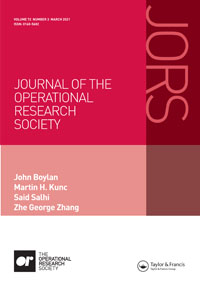 Cover image for Journal of the Operational Research Society, Volume 72, Issue 3, 2021