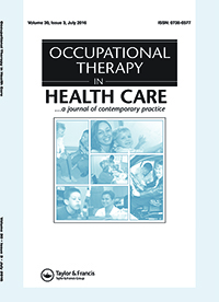 Cover image for Occupational Therapy In Health Care, Volume 30, Issue 3, 2016