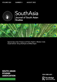 Cover image for South Asia: Journal of South Asian Studies, Volume 46, Issue 4, 2023