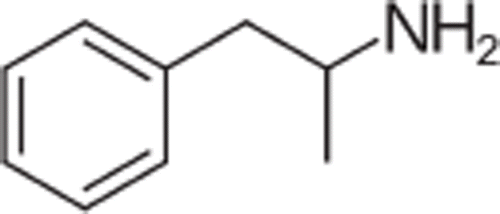 Fig. 2. Generic structure of amphetamine. (Source: http://en.wikipedia.org).