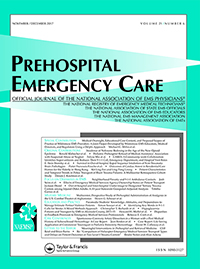 Cover image for Prehospital Emergency Care, Volume 21, Issue 6, 2017