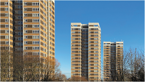 Figure 3. There is no direct access to open spaces such as balconies for the flat dwellers in Newcastle-upon-Tyne (Northeast, England).