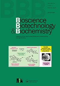 Cover image for Bioscience, Biotechnology, and Biochemistry, Volume 84, Issue 3, 2020