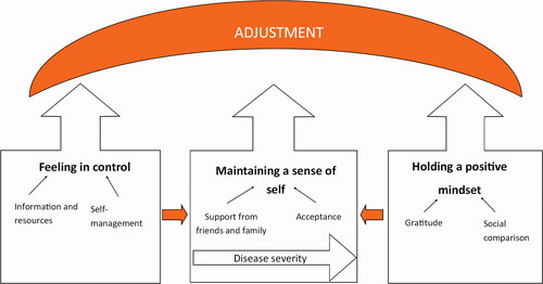 Figure 2. Sense of self adjustment model.