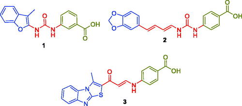 Figure 2. Structures for some reported carboxylic acid derivatives as non-classical CA inhibitors.