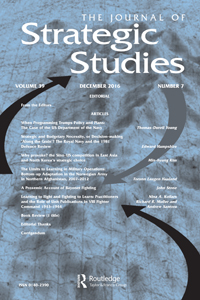 Cover image for Journal of Strategic Studies, Volume 39, Issue 7, 2016