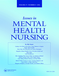 Cover image for Issues in Mental Health Nursing, Volume 37, Issue 8, 2016