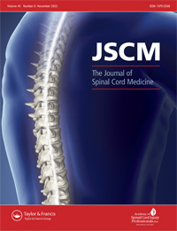 Cover image for The Journal of Spinal Cord Medicine, Volume 45, Issue 6, 2022
