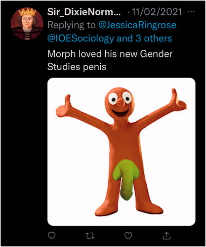 Figure 12. Compensating Morph tweet.